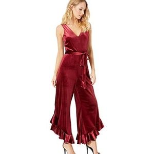 Betsey Johnson Velvet Jumpsuit